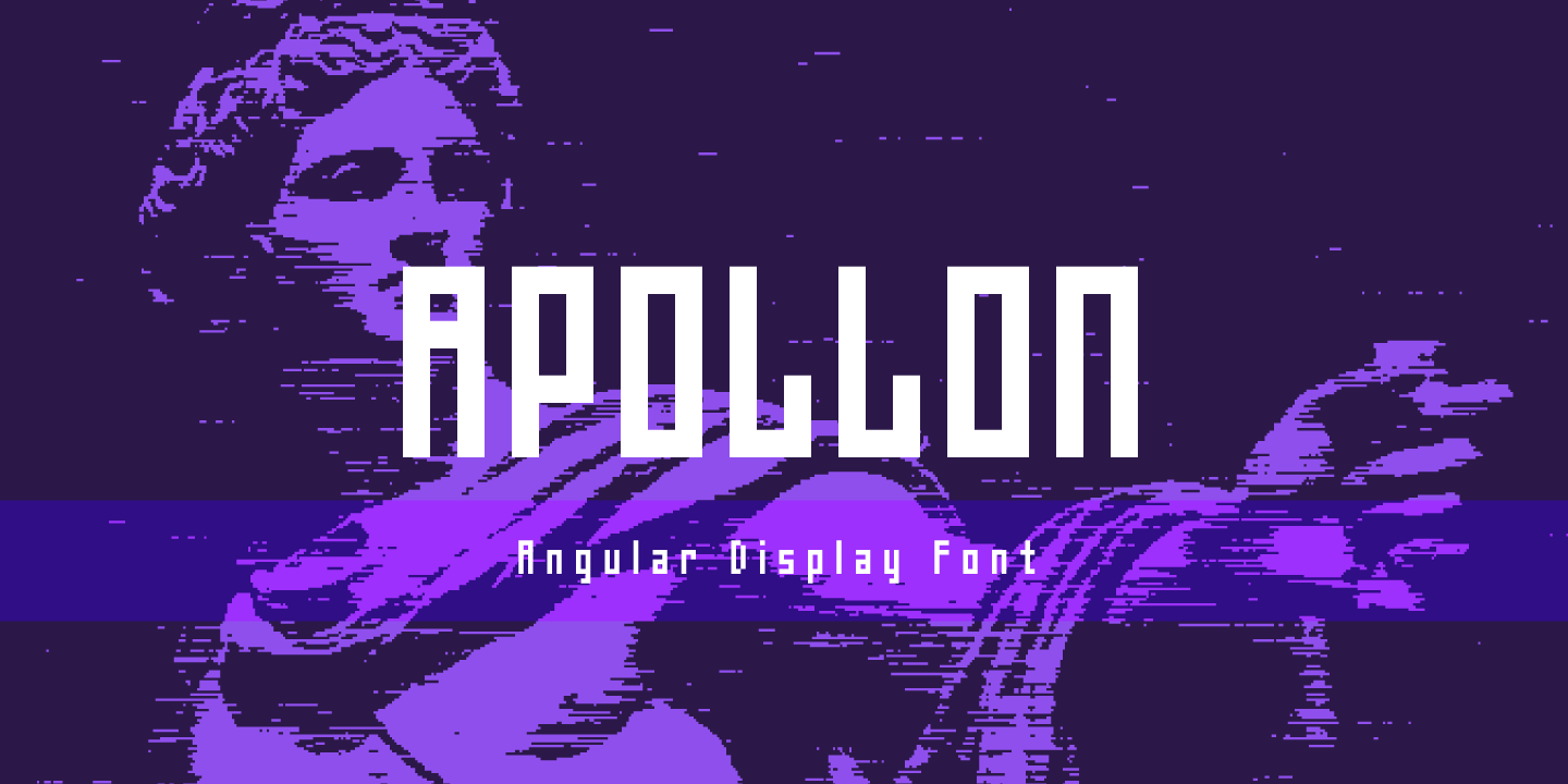 Пример шрифта Apollon